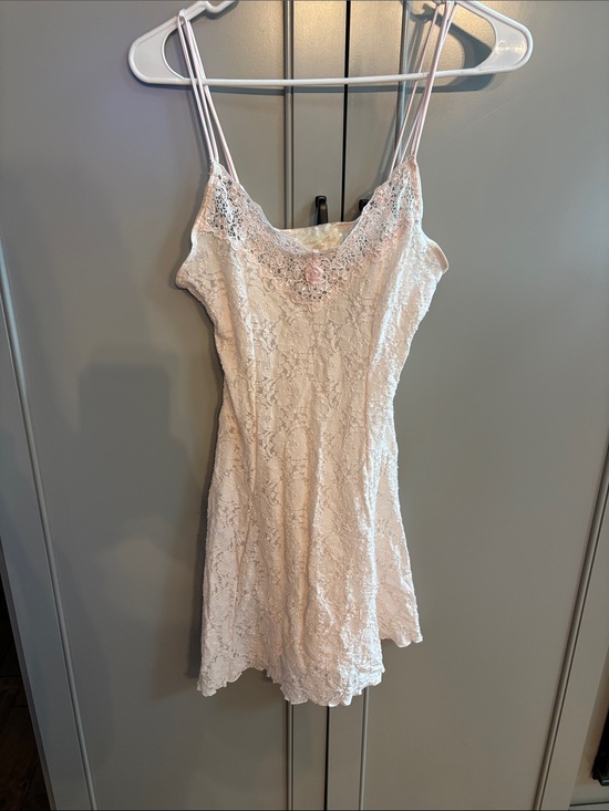 Inner Most Other - Lace Chemise Slip - Light Pink Women's Intimate Y2K Vintage S